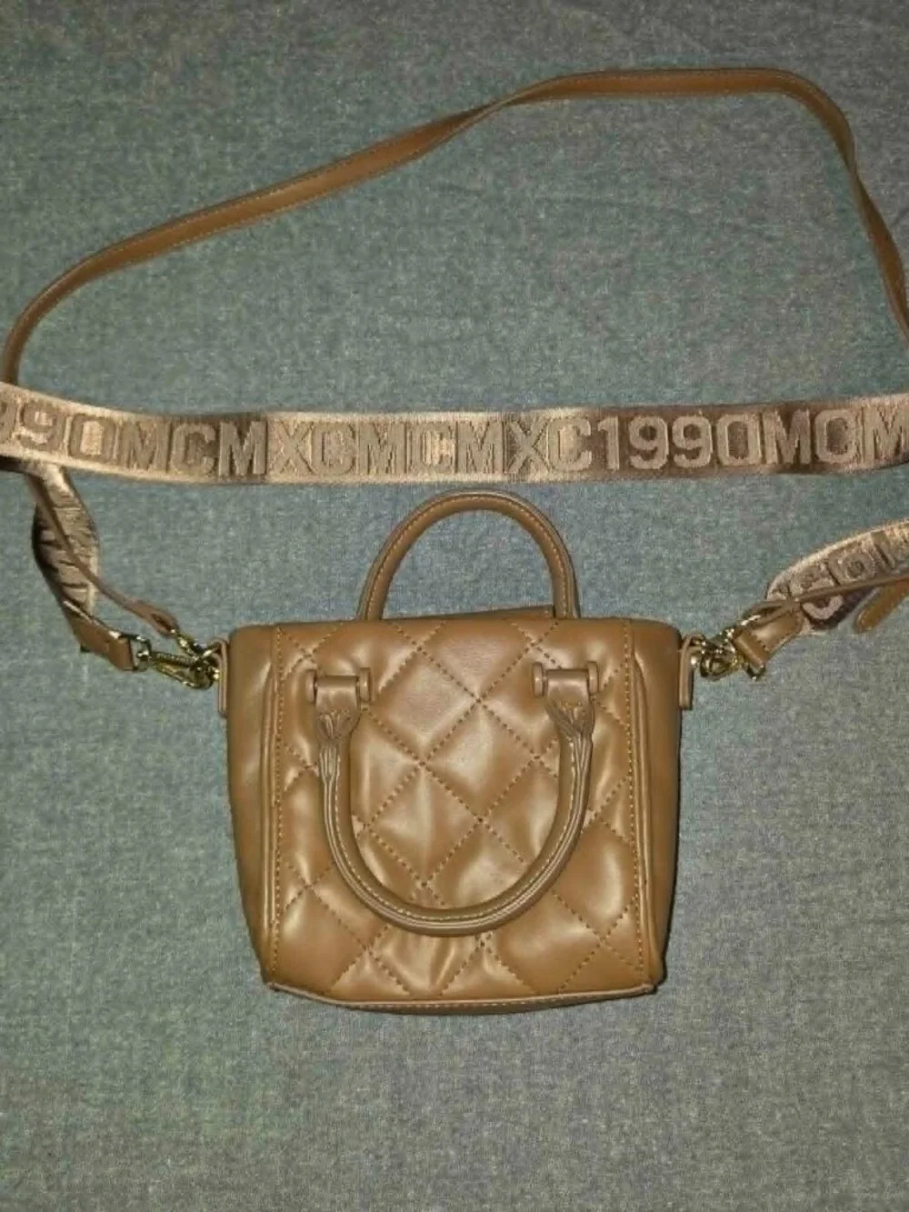 Steve Madden SM Quilted Mini Satchel / Crossbody Bag